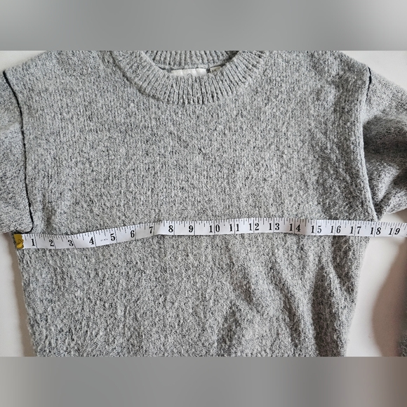 Cheap Monday XS User knit Heather Gray Women's Sweater - Picture 3 of 6
